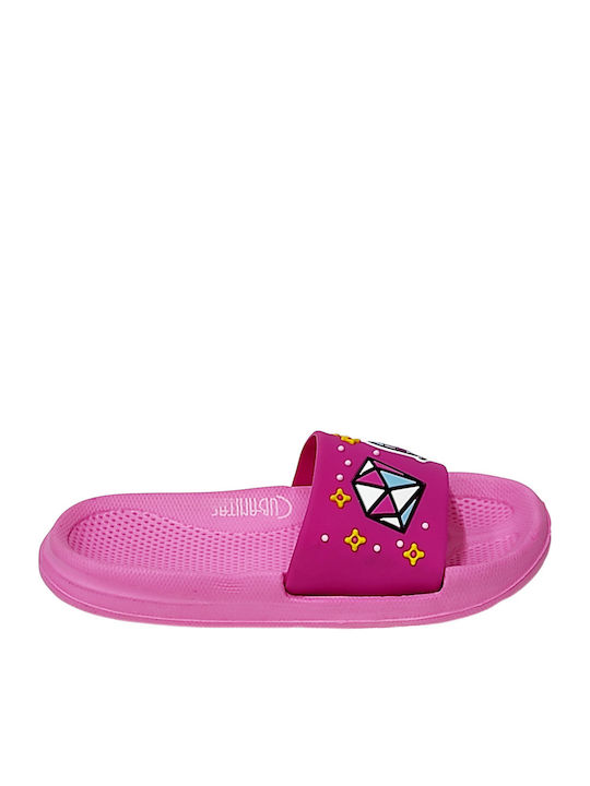 Kids' Slides Fuchsia