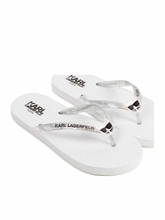 Παιδικές Σαγιονάρες Flip Flops Λευκές