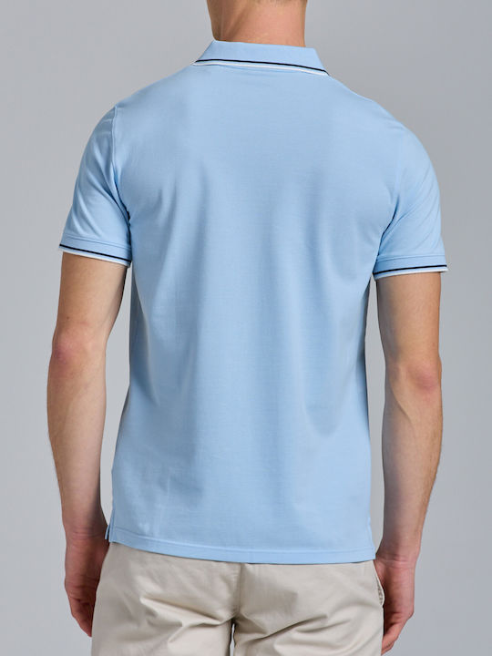 Gant Men's Short Sleeve Blouse Polo Light Blue