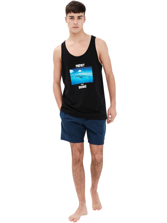 T-shirt Μαύρο