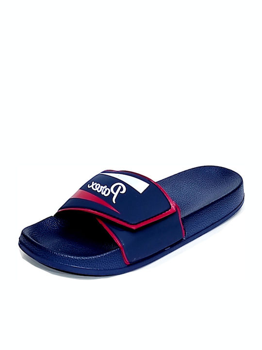 Kids' Slides Navy Blue