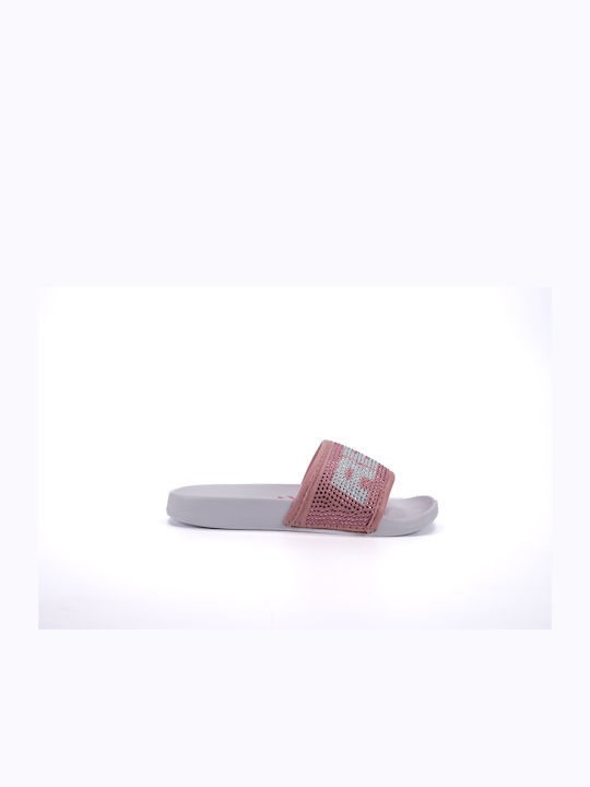 Kids' Slides Pink Diamonds