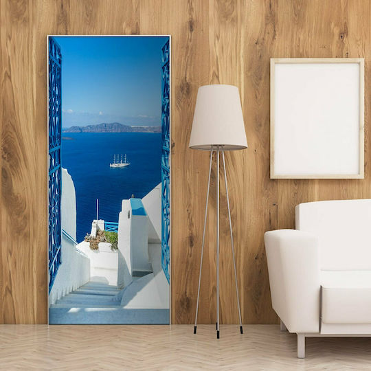 Decorative Door Sticker Holidays in Greece 80x210cm Polihome