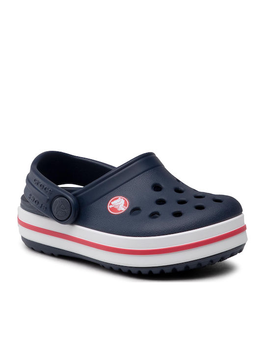 Crocband Παιδικά Ανατομικά Σαμπό Θαλάσσης Navy Μπλε Navy/Red