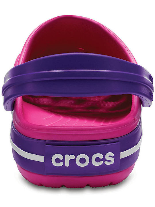 Crocband Children's Anatomical Beach Shoes Fuchsia