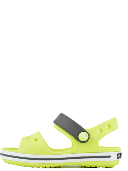 Crocband Children's Anatomical Beach Shoes Yellow