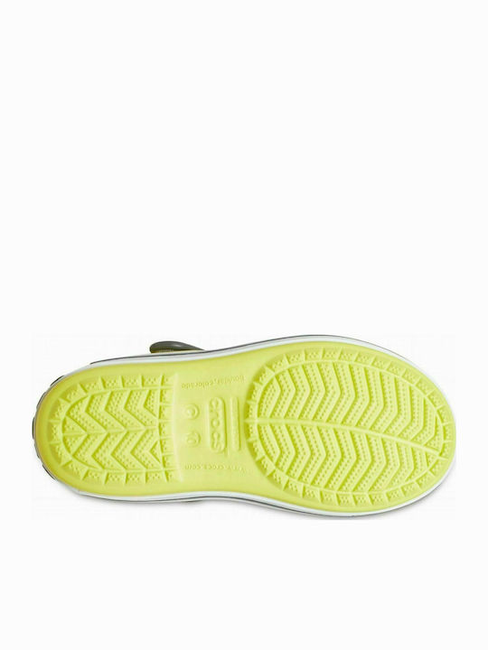 Crocband Children's Anatomical Beach Shoes Yellow