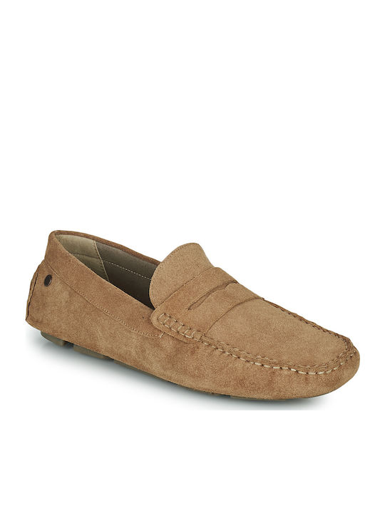 Suede Ανδρικά Loafers Taupe