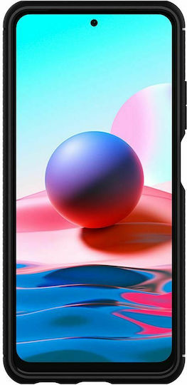 Spigen Rugged Armor Back Cover Σιλικόνης 2mm Μαύρο (Redmi Note 11 / 11S 4G)