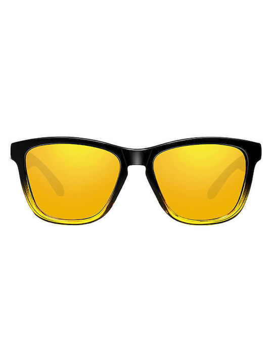 Moscow Mule Sunglasses with Multicolour Plastic Frame and Yellow Polarized Lens MM/0717/3