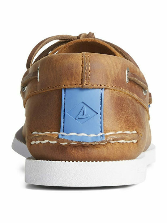 Δερμάτινα Ανδρικά Boat Shoes Tan