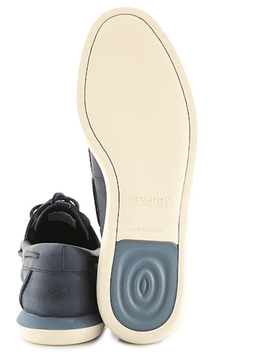 Plushwave 2.0 Δερμάτινα Ανδρικά Boat Shoes σε Μπλε Χρώμα