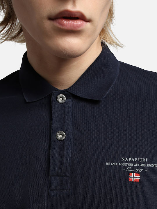 Elbas 4 Polo T-shirt Navy Μπλε