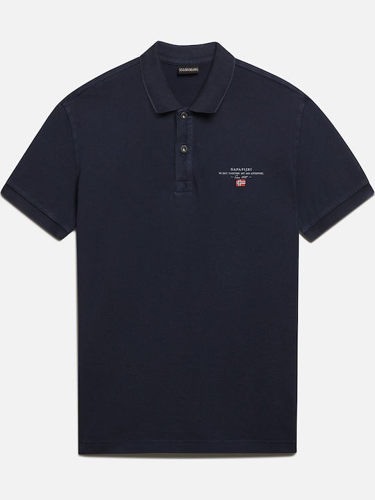 Elbas 4 Polo T-shirt Navy Μπλε