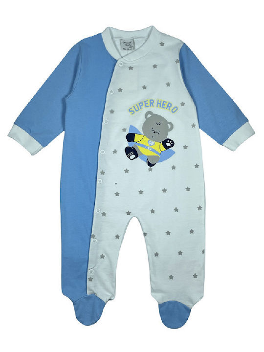 Sweet Baby Baby Bodysuit Set Long-Sleeved Blue