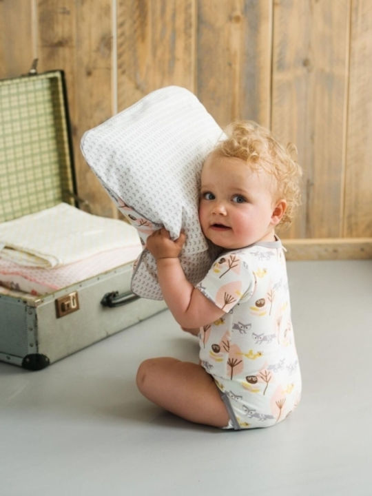 Fresk Set Baby Unterwäsche Strampler Langärmliges Weiß