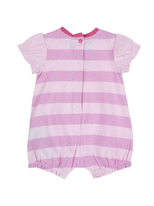 Chicco Baby Bodysuit Set Short-Sleeved Pink