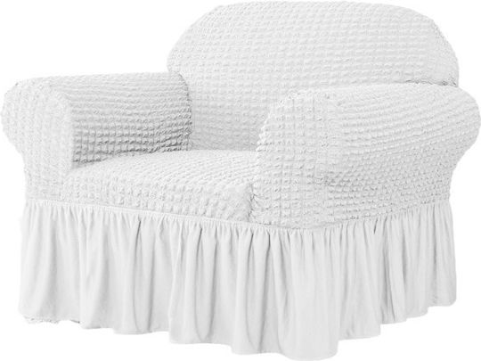 Еластичен Калъф За фотьойл White 1бр 1SEAT-WHITE
