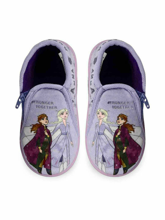 Parex Kids Slipper Ankle Boot Lilac Frozen