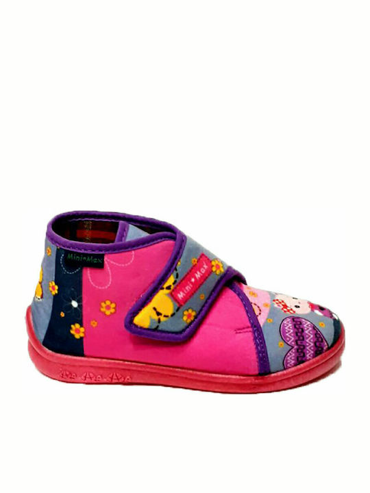 Anatomic Kids Slippers Boots Fuchsia Katty