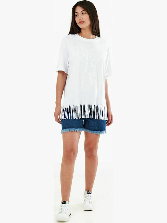 Damen T-Shirt Weiß