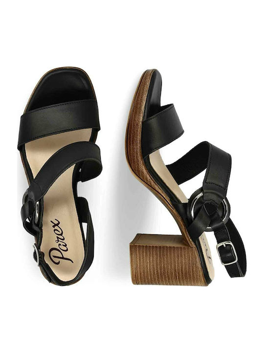 Leder Sandalen Schwarz