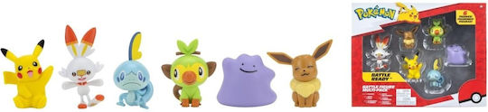 Jazwares Miniature Toy Pokemon (Various Designs/Assortments of Designs) 1pc