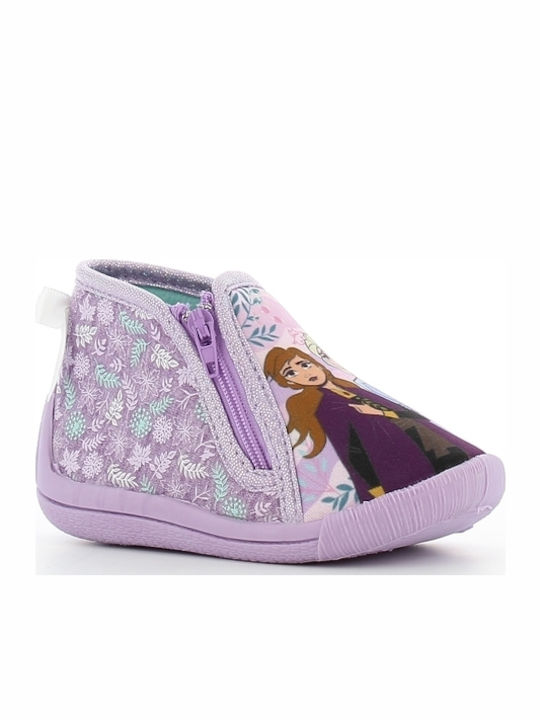 Kids Slippers Boots Lilac
