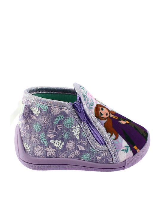 Kids Slippers Boots Lilac