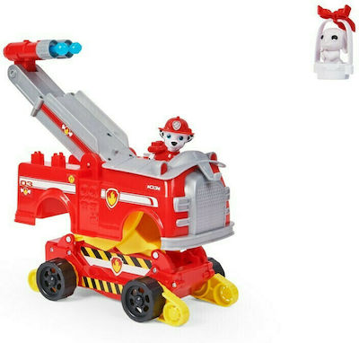 Spin Master Jucărie Miniatură Rise and Rescue Marshall with Vehicle Paw Patrol Ridică-te și salvează-l pe Marshall pentru 3+ Ani