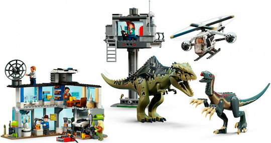 LEGO Jurassic World Giganotosaurus & Therizinosaurus Attack For Ages 9 Plus