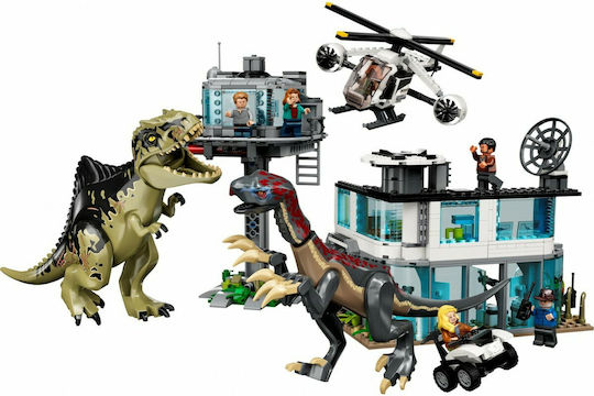 LEGO Jurassic World Giganotosaurus & Therizinosaurus Attack For Ages 9 Plus