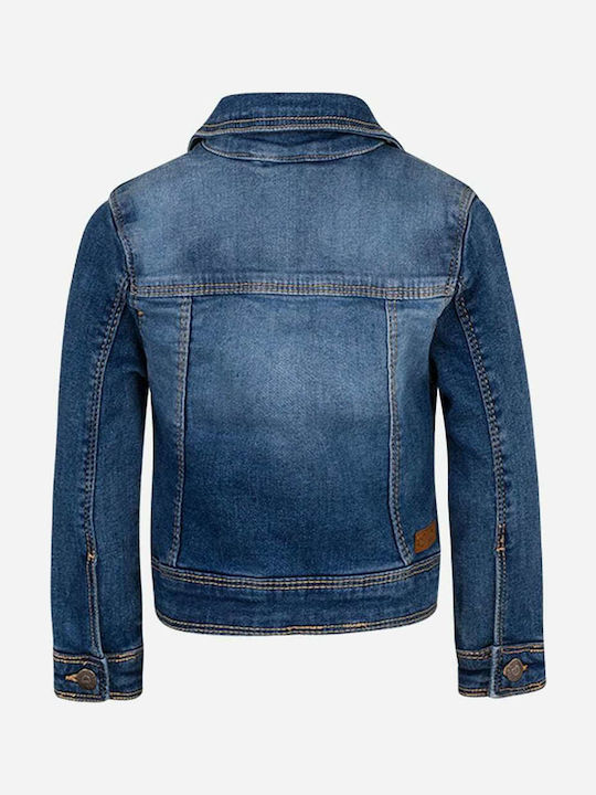 Kids' Denim Jacket Short Blue