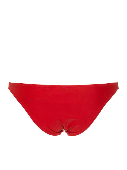Olive Bikini Slip Red