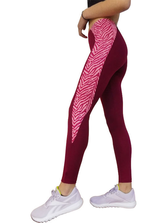 Kinder Leggings Sport Lang Rot Designed 2 Move