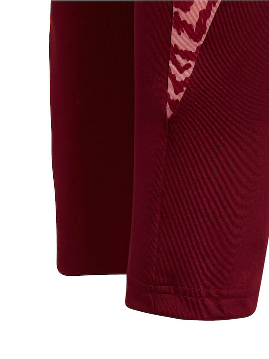 Kinder Leggings Sport Lang Rot Designed 2 Move