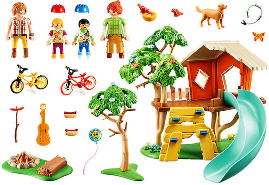 Playmobil Family Fun Treehouse with Slide for 4-10 years old