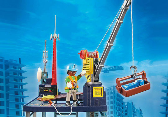 Playmobil City Action Construction with Lifting Crane for 4-10 years old