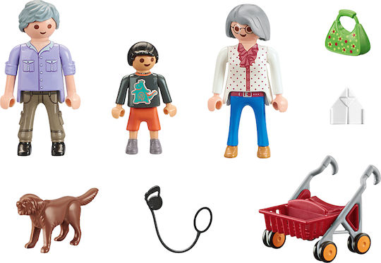 Playmobil Живот в града Дядо и Баба с Внуче за 4-10 години