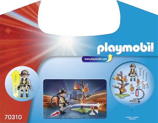 Playmobil Βαλιτσάκι City Action Fire Rescue για 4 ετών