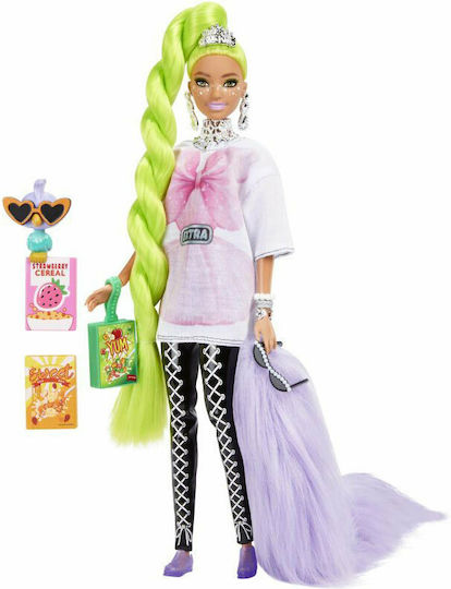 Barbie Neon Green Doll Extra for 3+ years+ Years