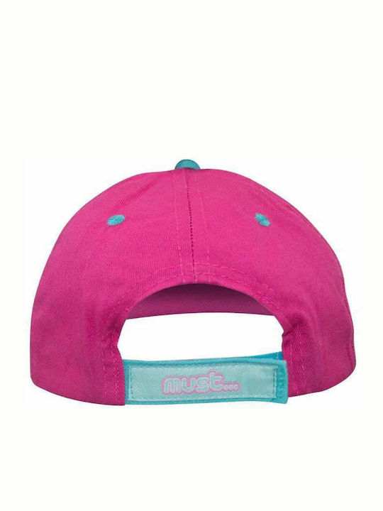 Kids' Hat Jockey Fabric Pink