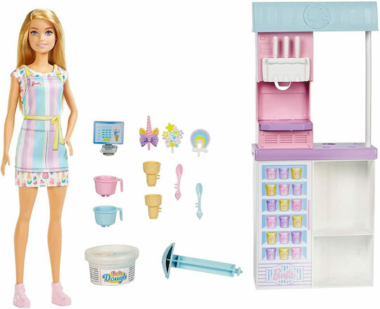Barbie Laborator de Înghețată Set de păpuși pentru 3+ ani+ Ani 30cm.