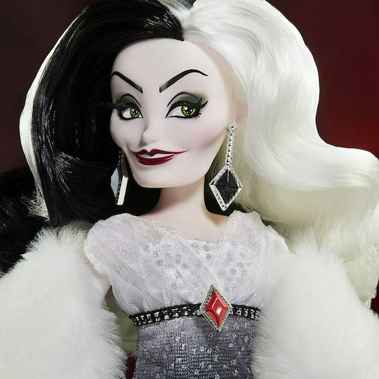 Hasbro Villains Style Series Cruella De Vil Συλλεκτική Κούκλα για 6+ Ετών 27εκ.