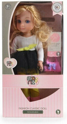 Moni Puppe für 3+ Jahre alt+ Jahre 36cm.