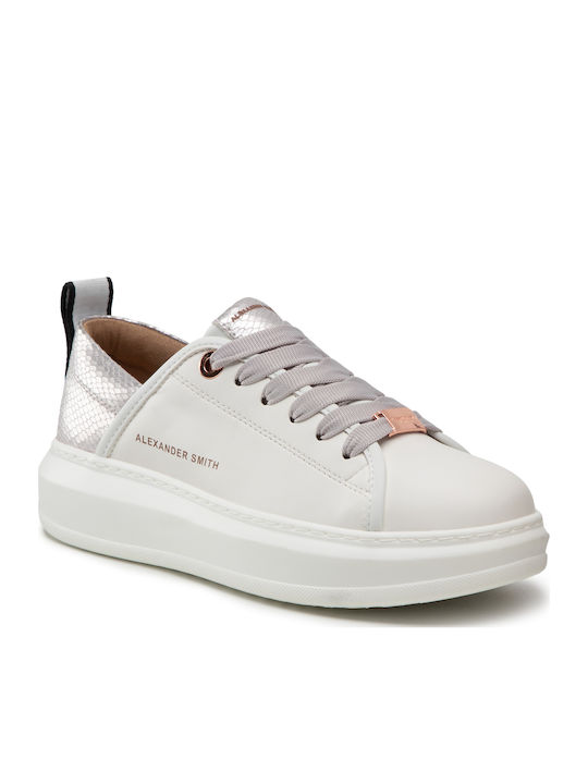 Alexander Smith Eco Wembley Γυναικεία Flatforms Sneakers Λευκά