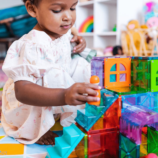 Magna-Tiles Magnetisches Spielzeug Bau- und Konstruktionsspielzeug Klare Farben Metropolis Für Kinder Ab 3 Jahren