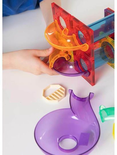 Vedes Magnetisches Spielzeug Bau- und Konstruktionsspielzeug Rutschbahn für Kinder ab 3 Jahren
