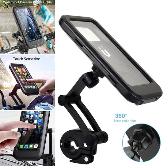 Mount Phone Motorcycle with Waterproof Case 6.5" for Steering Wheel