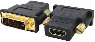 Powertech Μετατροπέας DVI-D male σε HDMI female (ADA-H003)